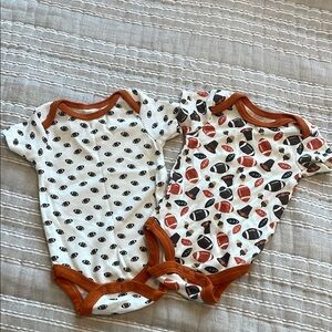 Football Print Kids One Pieces Set